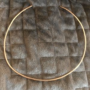 Gold plated choker, neck cuff